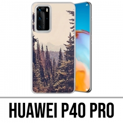 Funda para Huawei P40 PRO - Bosque de abetos