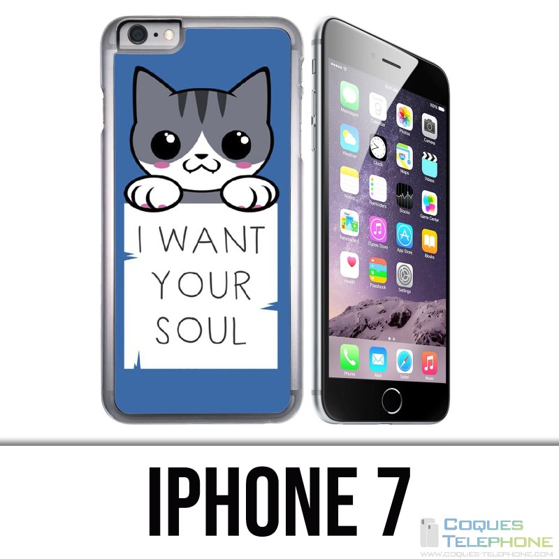 IPhone 7 Hülle - Chat Ich will deine Seele