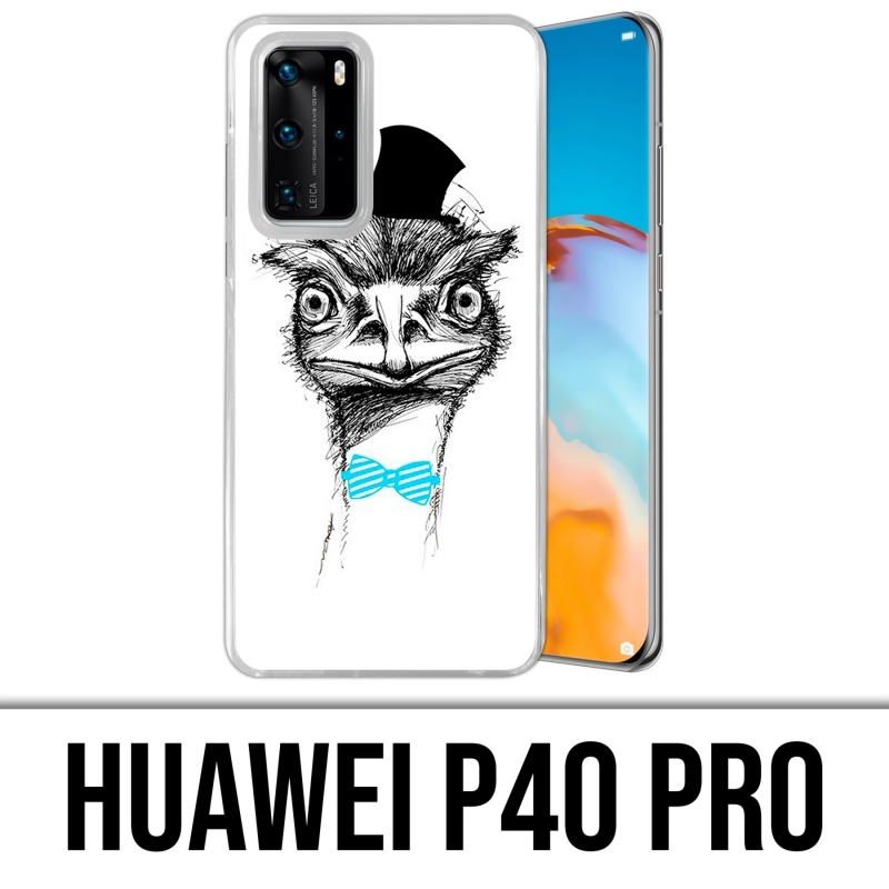Funda Huawei P40 PRO - Funny Avestruz