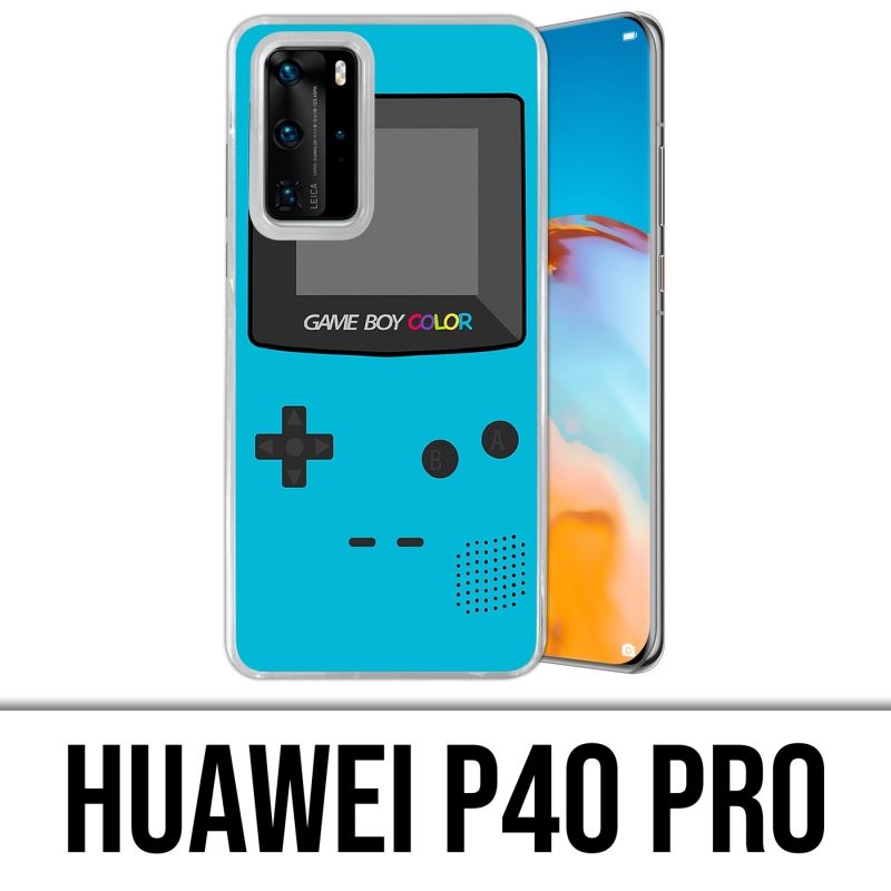 Custodia per Huawei P40 PRO - Game Boy Color Turchese