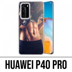 Coque Huawei P40 PRO - Girl Musculation