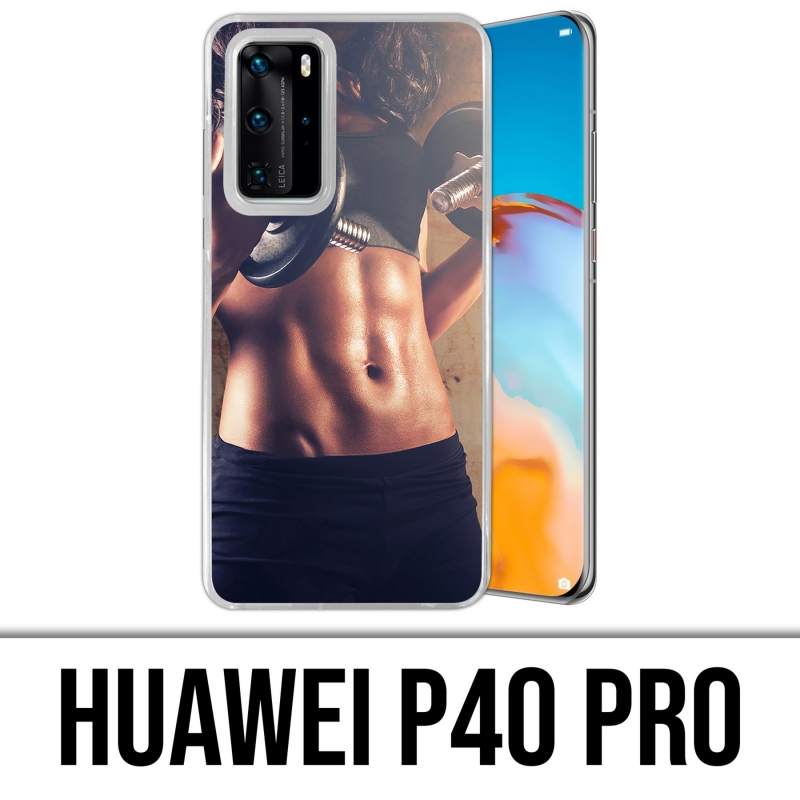 Coque Huawei P40 PRO - Girl Musculation