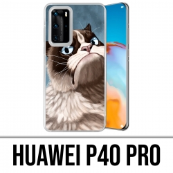 Huawei P40 PRO Case - Grumpy Cat