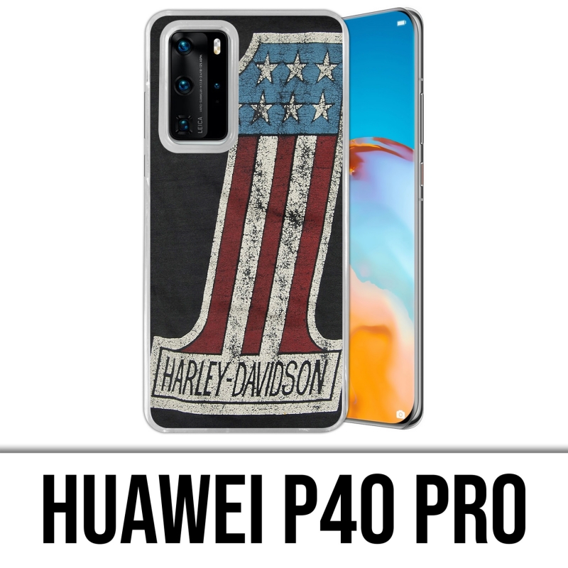Carcasa Huawei P40 PRO - Logotipo de Harley Davidson 1