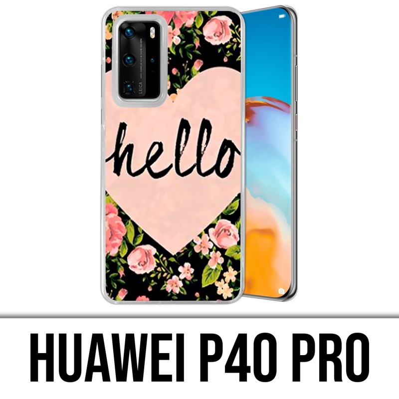 Custodia per Huawei P40 PRO - Hello Pink Heart