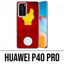 Funda Huawei P40 PRO - Diseño artístico de Iron Man
