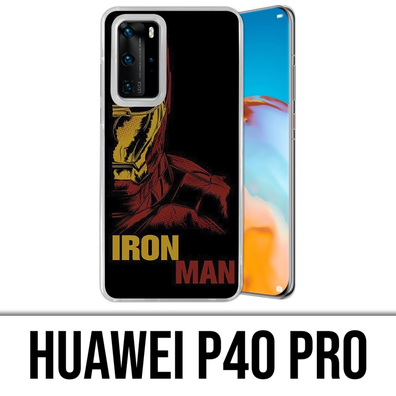 Custodia per Huawei P40 PRO - Iron Man Comics