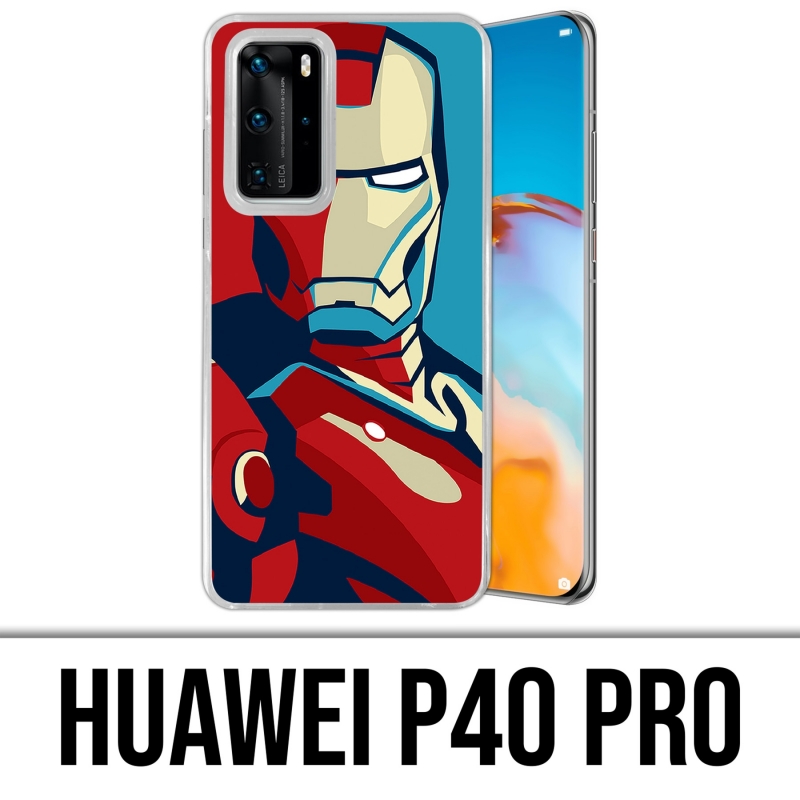 Coque Huawei P40 PRO - Iron Man Design Affiche