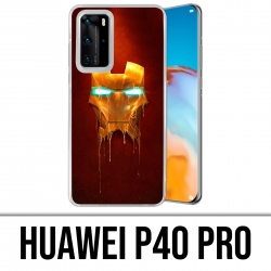 Coque Huawei P40 PRO - Iron Man Gold