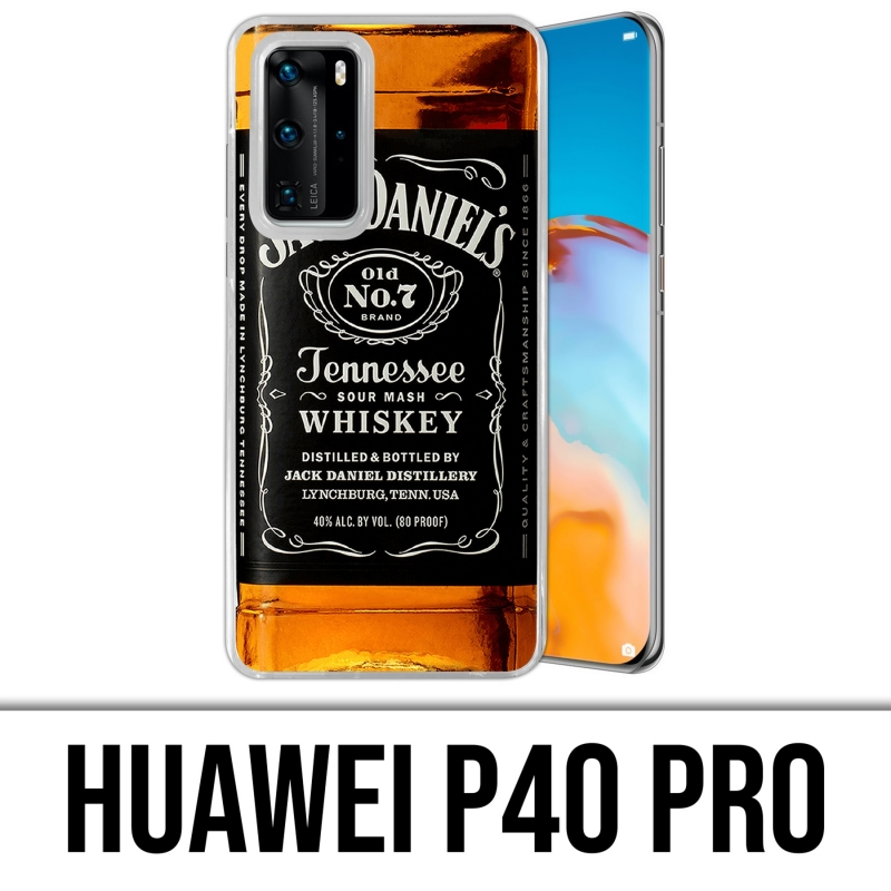 Custodia per Huawei P40 PRO - Bottiglia Jack Daniels