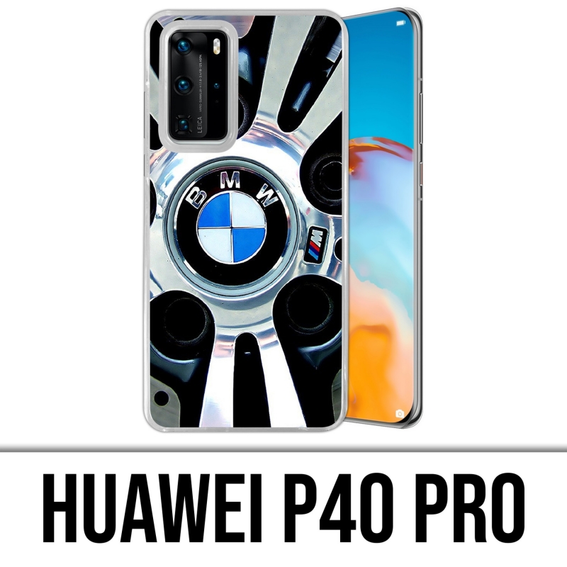 Carcasa Huawei P40 PRO - Borde cromado Bmw