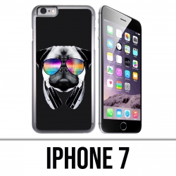 Custodia per iPhone 7 - Dog Pug Dj