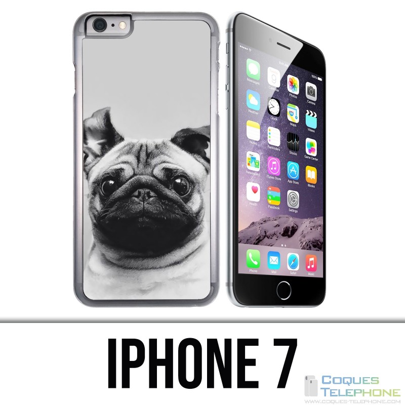 Coque iPhone 7 - Chien Carlin Oreilles