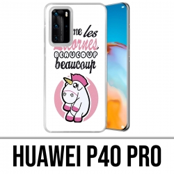 Huawei P40 PRO Case - Einhörner