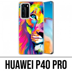 Coque Huawei P40 PRO - Lion Multicolore