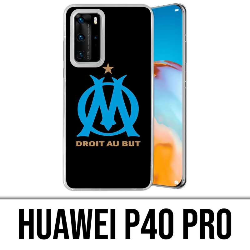 Huawei P40 PRO Case - Om Marseille Logo Black