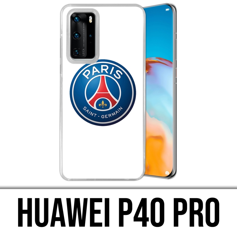 Funda Huawei P40 PRO - Logotipo Psg Fondo Blanco
