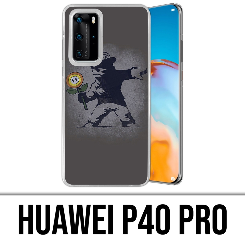 Funda Huawei P40 PRO - Etiqueta Mario