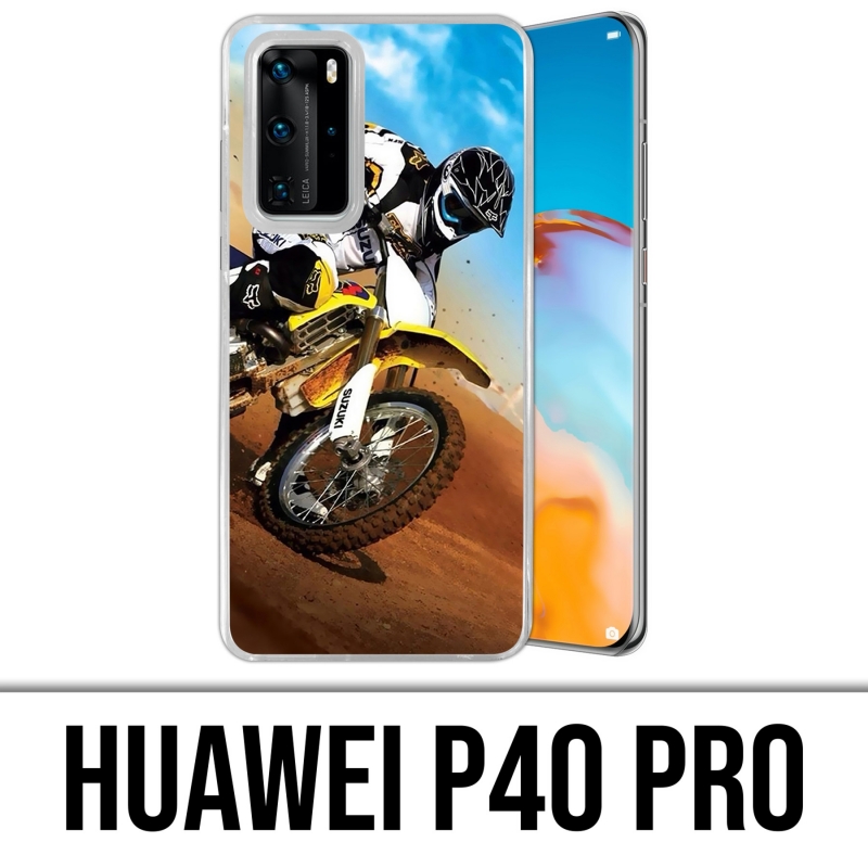 Custodia per Huawei P40 PRO - Sabbia Motocross