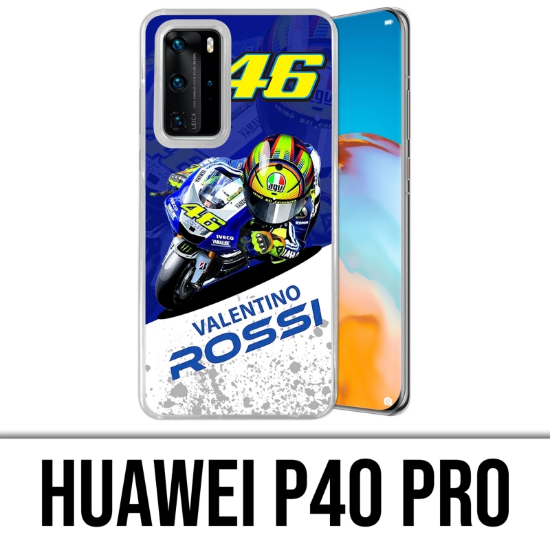 Coque Huawei P40 PRO - Motogp Rossi Cartoon 2