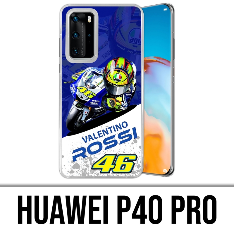 Custodia Huawei P40 PRO - Motogp Rossi Cartoon Galaxy