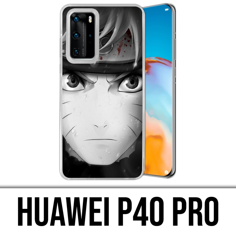 Custodia per Huawei P40 PRO - Naruto in bianco e nero