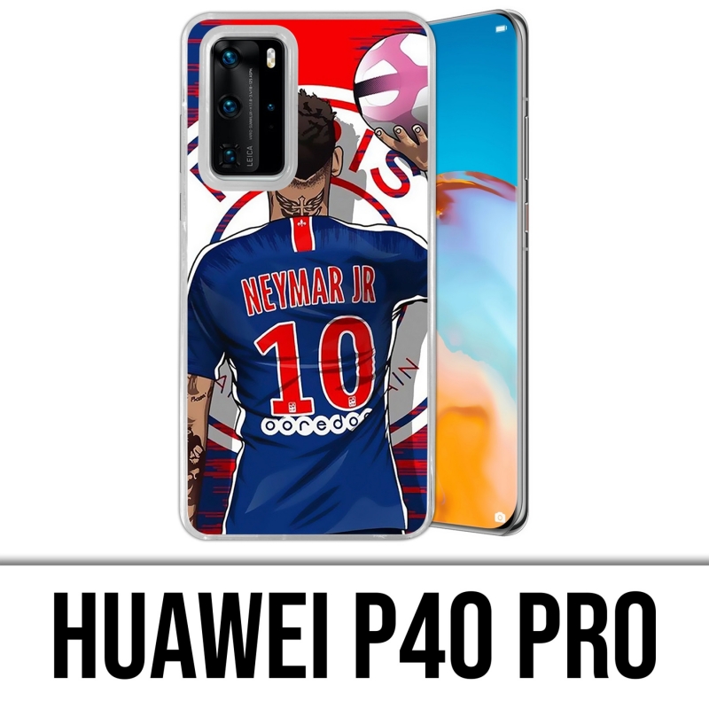 Custodia per Huawei P40 PRO - Neymar Psg Cartoon