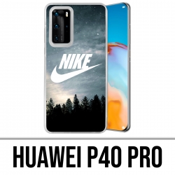 Huawei P40 PRO Case - Nike Logo Wood