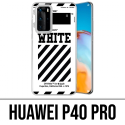 Coque Huawei P40 PRO - Off White Blanc