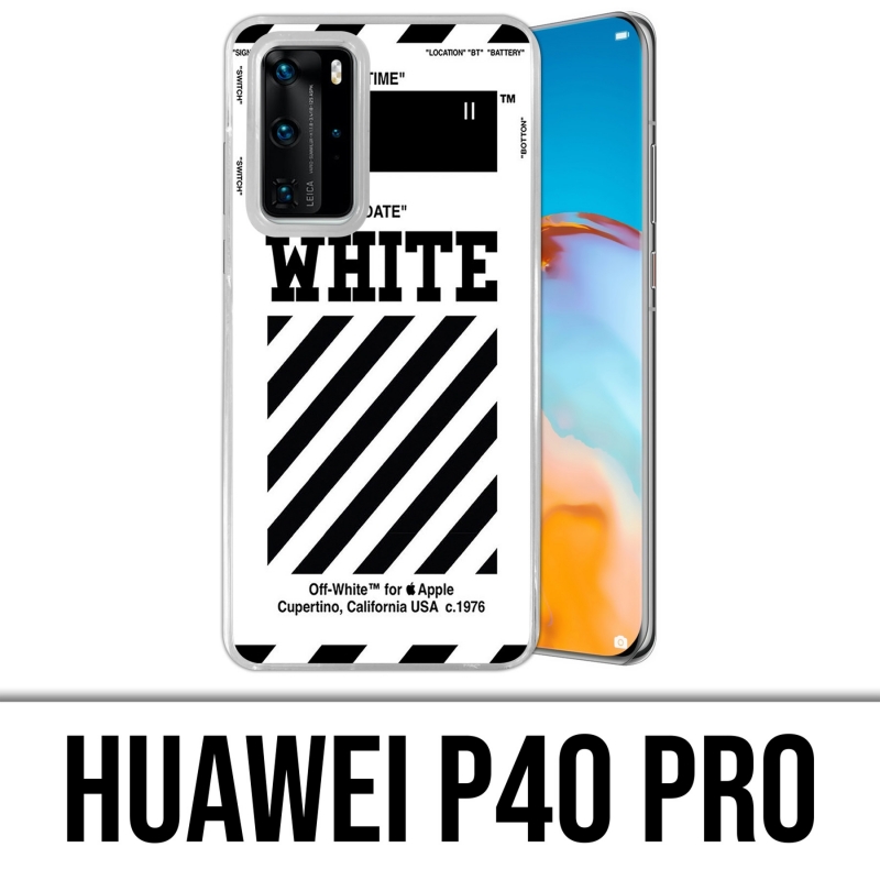 Coque Huawei P40 PRO - Off White Blanc