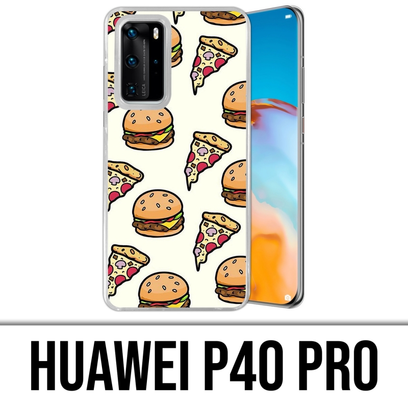 Funda Huawei P40 PRO - Pizza Hamburguesa