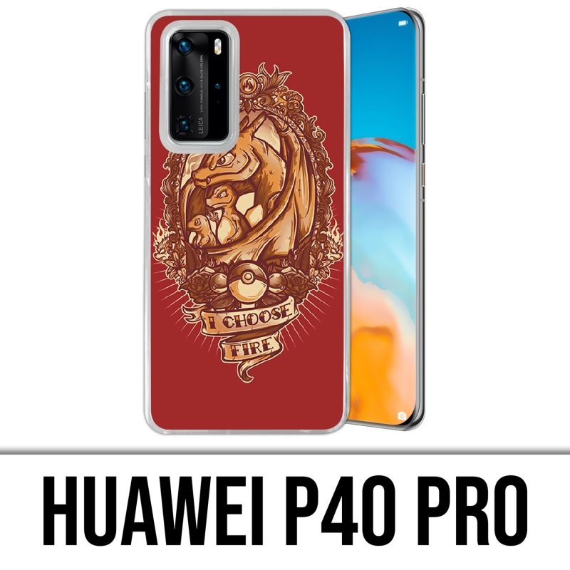 Funda Huawei P40 PRO - Pokémon Fuego