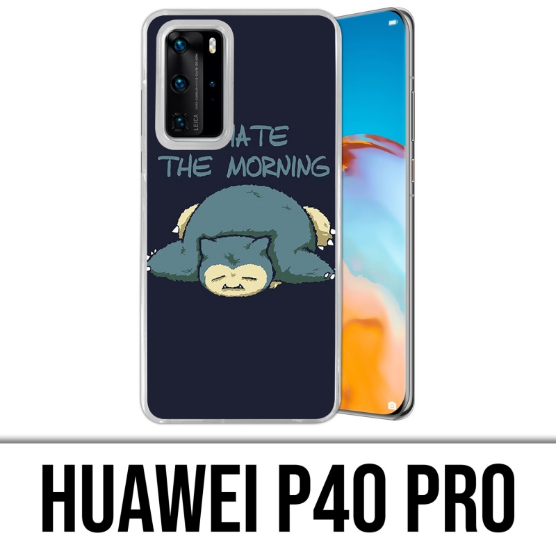 Coque Huawei P40 PRO - Pokémon Ronflex Hate Morning