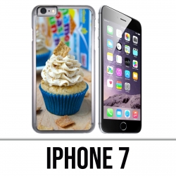 Coque iPhone 7 - Cupcake Bleu