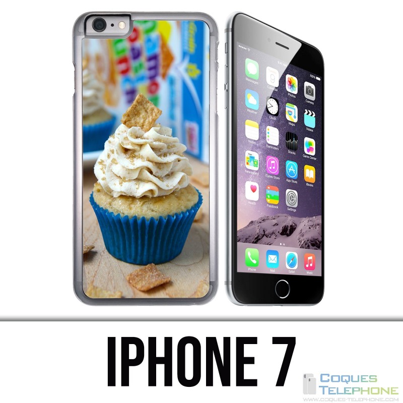Coque iPhone 7 - Cupcake Bleu