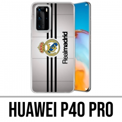 Custodia per Huawei P40 PRO - Strisce Real Madrid