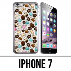 Funda iPhone 7 - Cupcake Kawaii