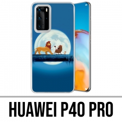Coque Huawei P40 PRO - Roi Lion Lune