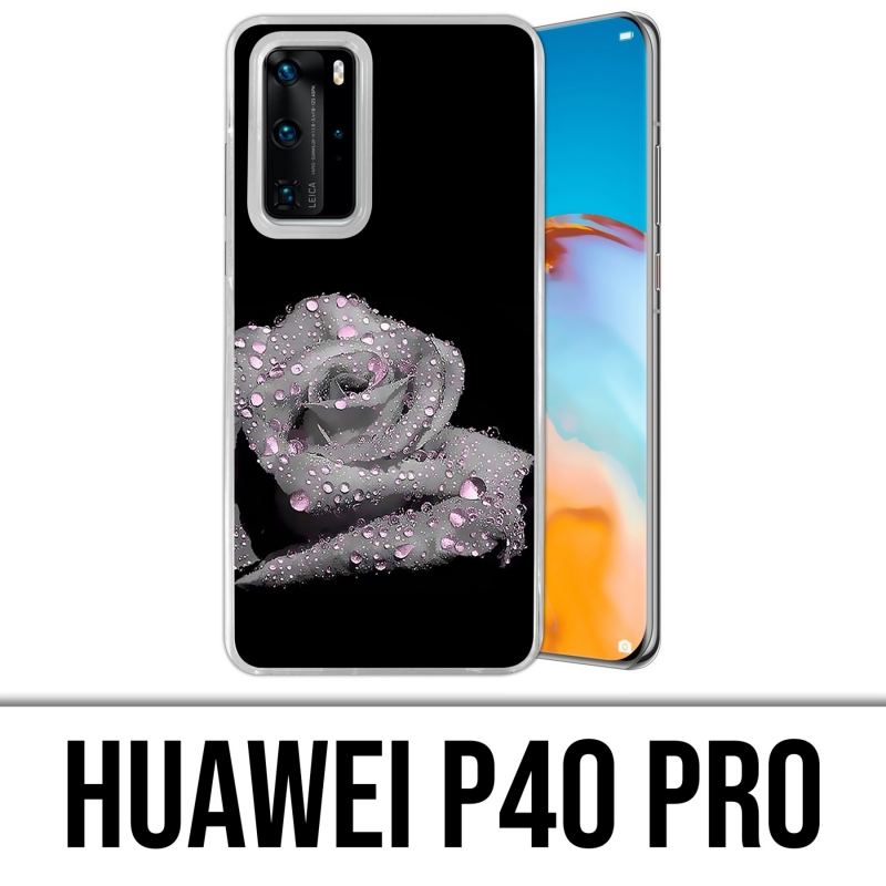 Coque Huawei P40 PRO - Rose Gouttes