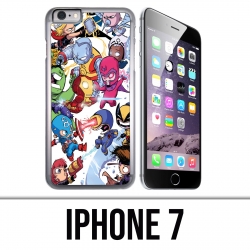 Coque iPhone 7 - Cute Marvel Heroes