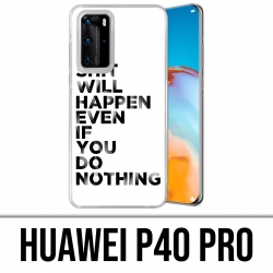 Huawei P40 PRO Case - Scheiße wird passieren