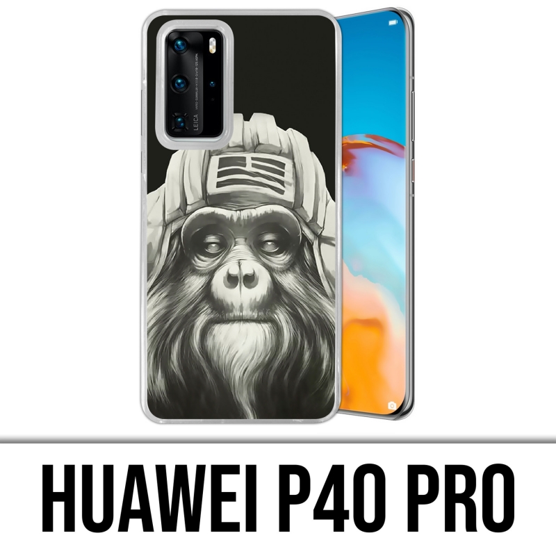 Coque Huawei P40 PRO - Singe Monkey Aviateur