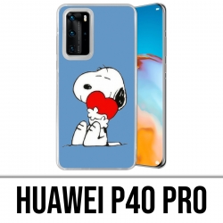 Custodia per Huawei P40 PRO - Snoopy Heart