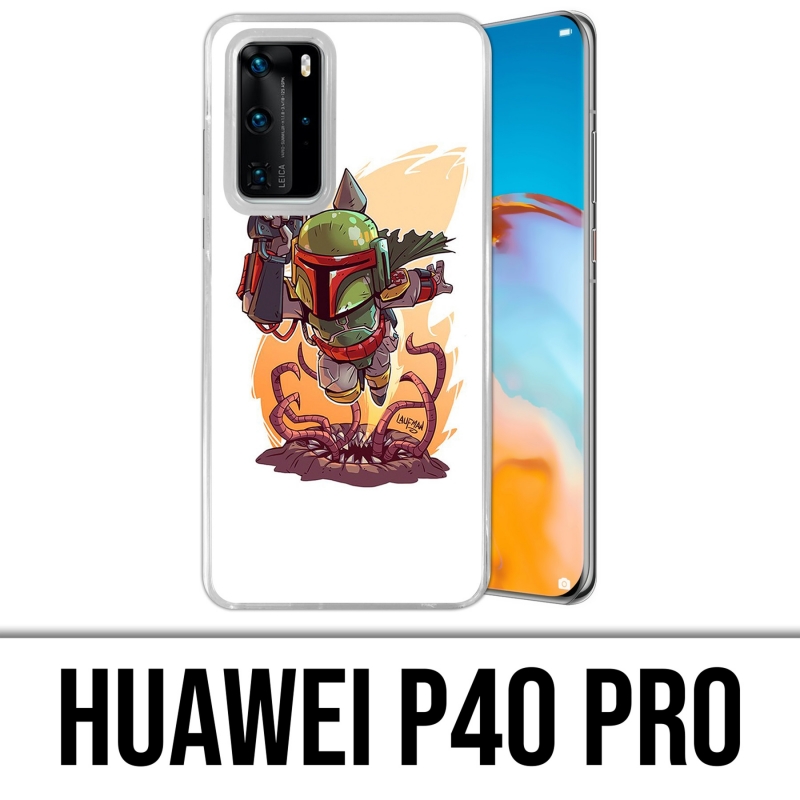 Coque Huawei P40 PRO - Star Wars Boba Fett Cartoon