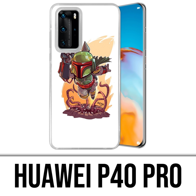 Huawei P40 PRO Case - Star Wars Boba Fett Cartoon