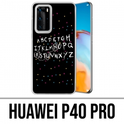 Coque Huawei P40 PRO - Stranger Things Alphabet