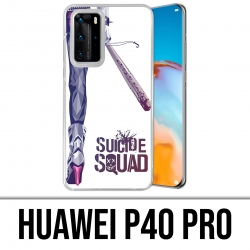 Coque Huawei P40 PRO - Suicide Squad Jambe Harley Quinn
