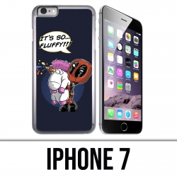 Coque iPhone 7 - Deadpool Fluffy Licorne