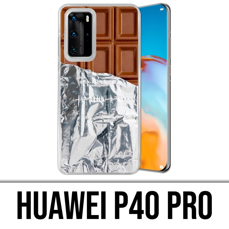 Custodia Huawei P40 PRO - Tablet cioccolato in alluminio