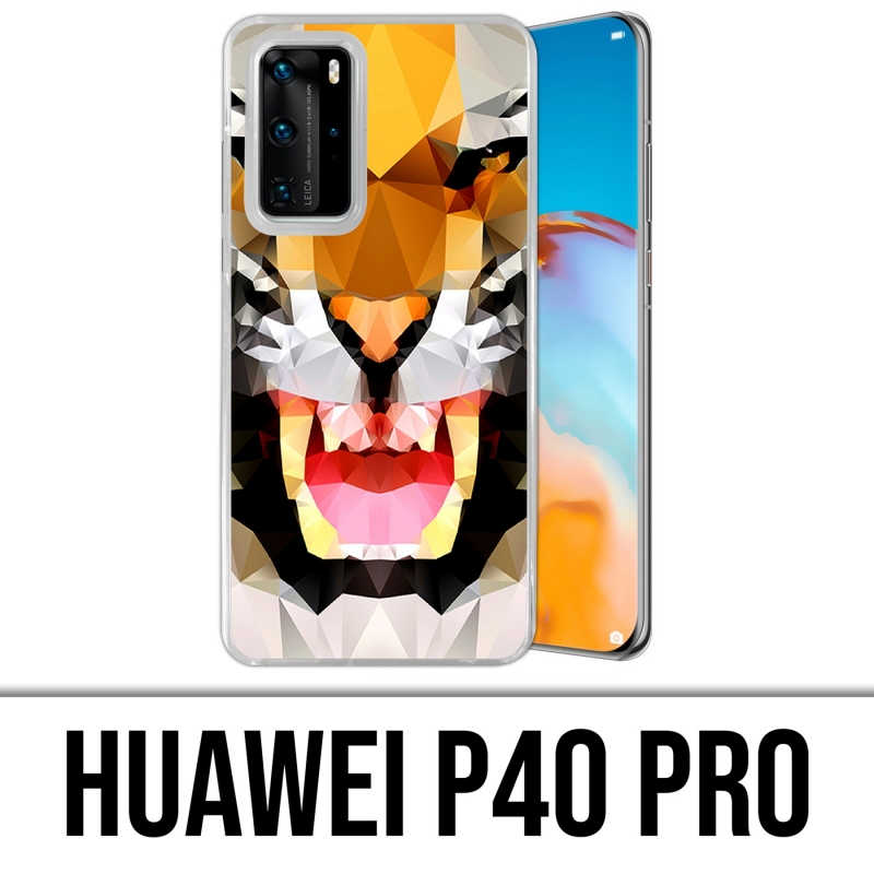 Huawei P40 PRO Case - Geometric Tiger